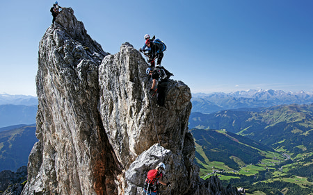 Der "Königsjodler“: 1700 sportliche Klettersteigmeter.