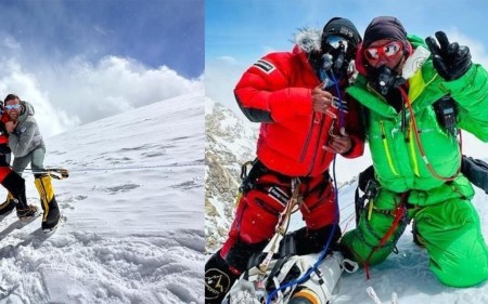 Gipfelerfolg an Mount Everest und Lhotse