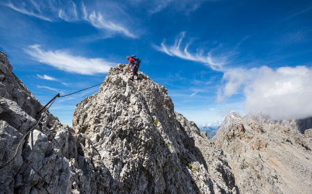 Ramsauer Klettersteig: Der lange Grat