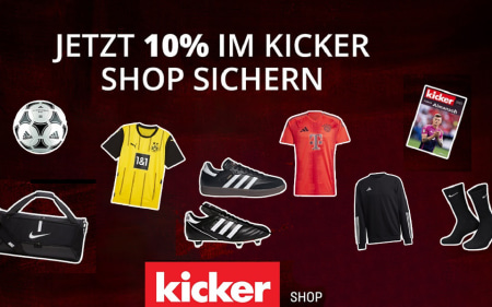 Umfangreiches Online-Sortiment im kicker Shop