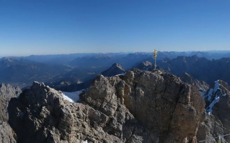 Aktuelles Bild von der Zugspitze: Screenshot zugspitze.panomax.com