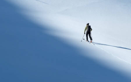 Schnee? Sicher! Skitouren in den Brennerbergen.