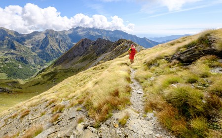 Am Colle della Borra liegt einem der Nationalpark zu Füßen