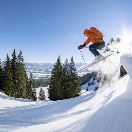 Auf Ski durch die Nagelfluhkette.
