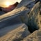 Sonnenaufgang am Gletscher
