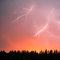 Sunset Thunderstorm mit Dachstein