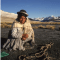 Indiofrau im Altiplano