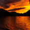 Sonnenuntergang am Achensee