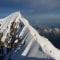 Seilschaft am Gipfel der Aiguille Verte auf  4122 m