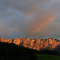 Sonnenaufgang am Untersberg