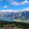 Aussicht Reschensee und Haidersee