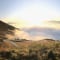 Herbst am Wildkogel. Blick ins nebelverhangene Tal