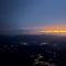 Glühende Wolken über Chamonix