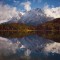 Spiegelung am herbstlichen Lautersee