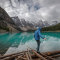 Stille Majestät: Der Moraine Lake in den Rocky Mountains