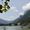 Bergpanorama über dem Hintersee bei Ramsau