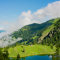 Wolken, Wasser, Grün...