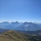 Toblacher Pfannhorn mit Blick auf die Dolomiten