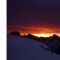 Sonnenaufgang auf dem Mer de Glace