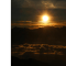 Sonnenaufgang mit Wolkenmeer