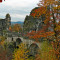 Basteibrücke in herbstlichem Gewand