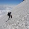 Aufstieg auf dem steilen Büßereis zum Pico de Orizaba
