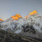Mt. Everest kann auch "Alpen"glühen