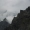 Nebel beim Aufstieg zur Payrhütte