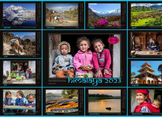 <p>Sinnvoll schenken: Der Himalaya-Kalender 2023</p>
