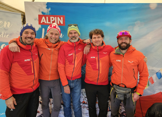 <p>Das ALPIN-Team in Fieberbrunn (v.l.): Andreas Erkens, Holger Rupprecht, Robert Demmel, David Stiehler.</p>