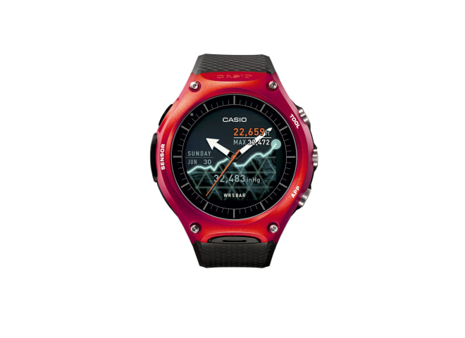 <p>Casio bringt in Kürze seine intelligente Sportuhr Smart Outdoor Watch WSD-F10 auf den Markt, der Akku soll dank Stromspartechnik einen Monat halten.</p>