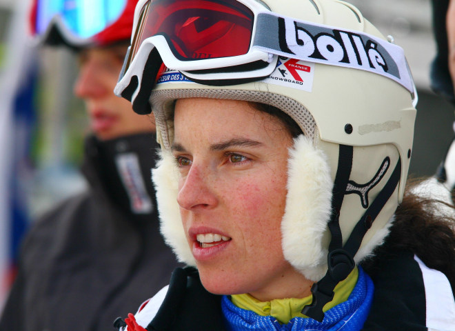 <p>Tödlich verunglückt: Julie Pomagalski, hier bei der  Snowboard-Weltmeisterschaft 1999.</p>