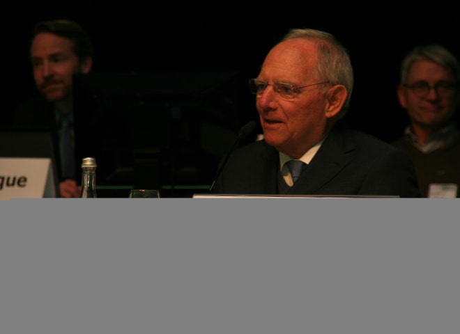 <p>Kam persönlich nach Offenburg: Dr. Wolfgang Schäuble.</p>