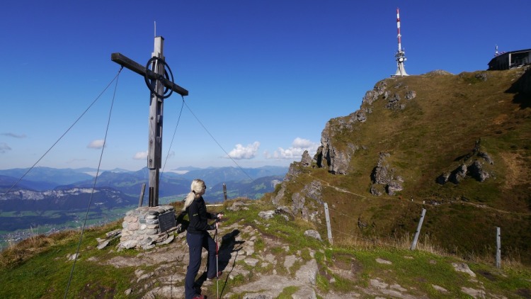 Kitzbüheler Horn - Gipfelkreuz und Sendemast