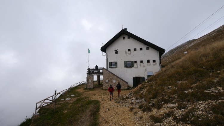 Der Wanderweg zum Rifugio Telegrafo