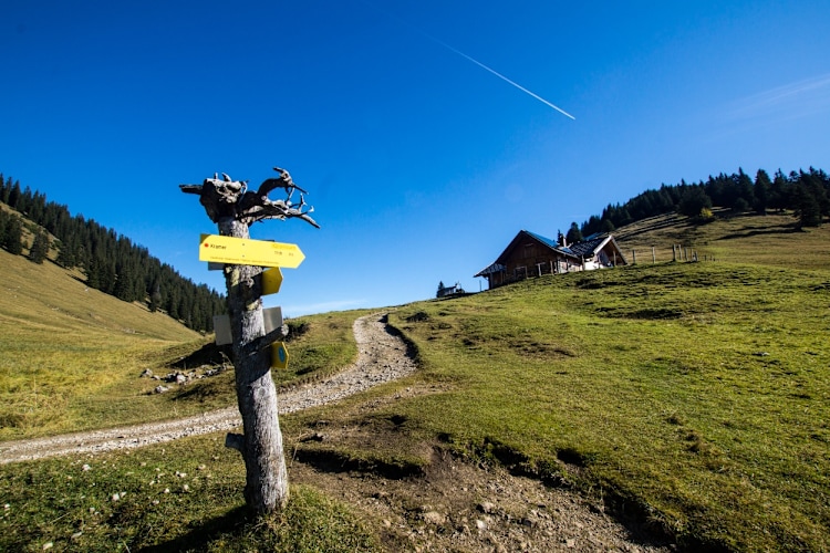 Die wunderschön gelegene Stepbergalm