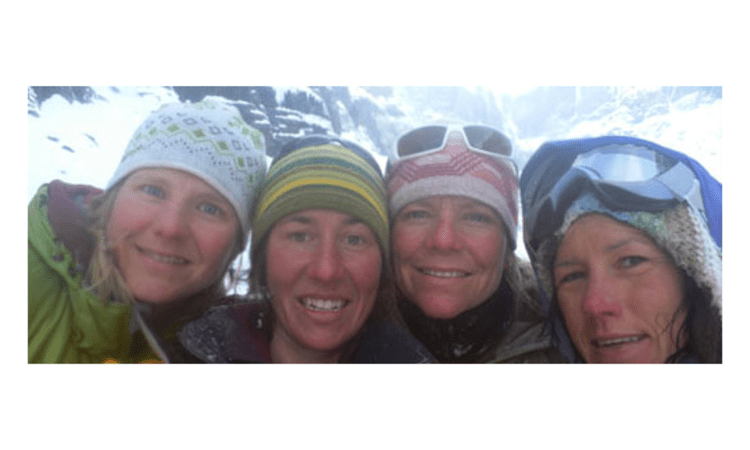 Frauen-Power:Audrey Gariepy (Kanada), Jennifer Olson (Kanada), Caroline George (Schweiz) und Ines Papert (Deutschland). Bild: Ines Papert.