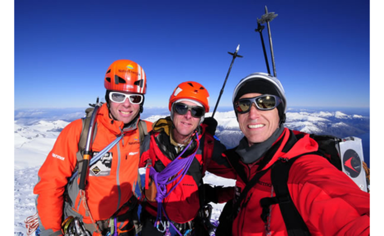 Am Gipfel: Robert Jasper, Jörn Heller und Ralf Gantzhorn (v.l.).