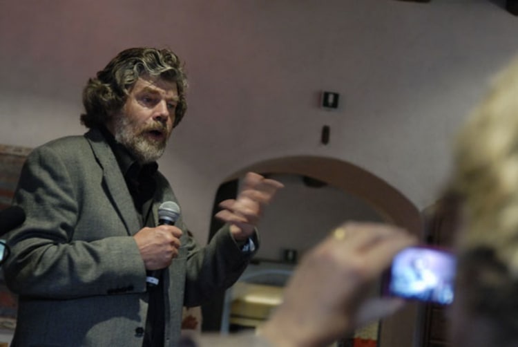 Gastgeber und Moderator: Reinhold Messner.