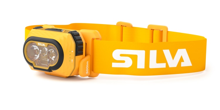<p>Perfekt zum Wandern: Die Discover Hybrid Stirnlampe von Silva</p>