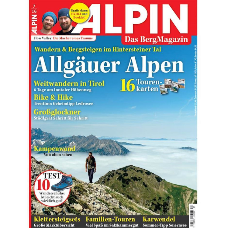 <p>ALPIN Ausgabe Juli 2016</p>