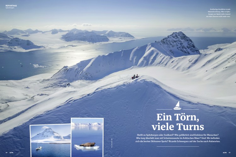 <p>Skitouren & Segeln Spitzbergen: "Ein Törn, viele Turns"</p>