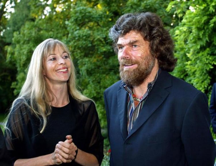 <p>Bald ein Ehepaar: Reinhold Messner und Sabine Stehle.</p>