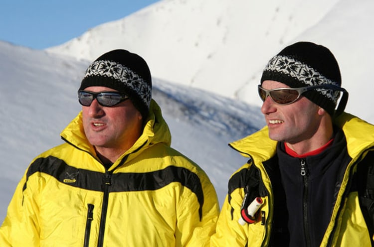 Tiroler Lawinenduo: Rudi Mair (li.) und Patrick Nairz (Foto: Bergfilmfestival Salzburg).