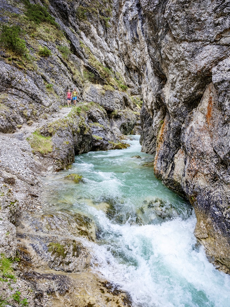 <p>Wasserwandern im Karwendel</p>