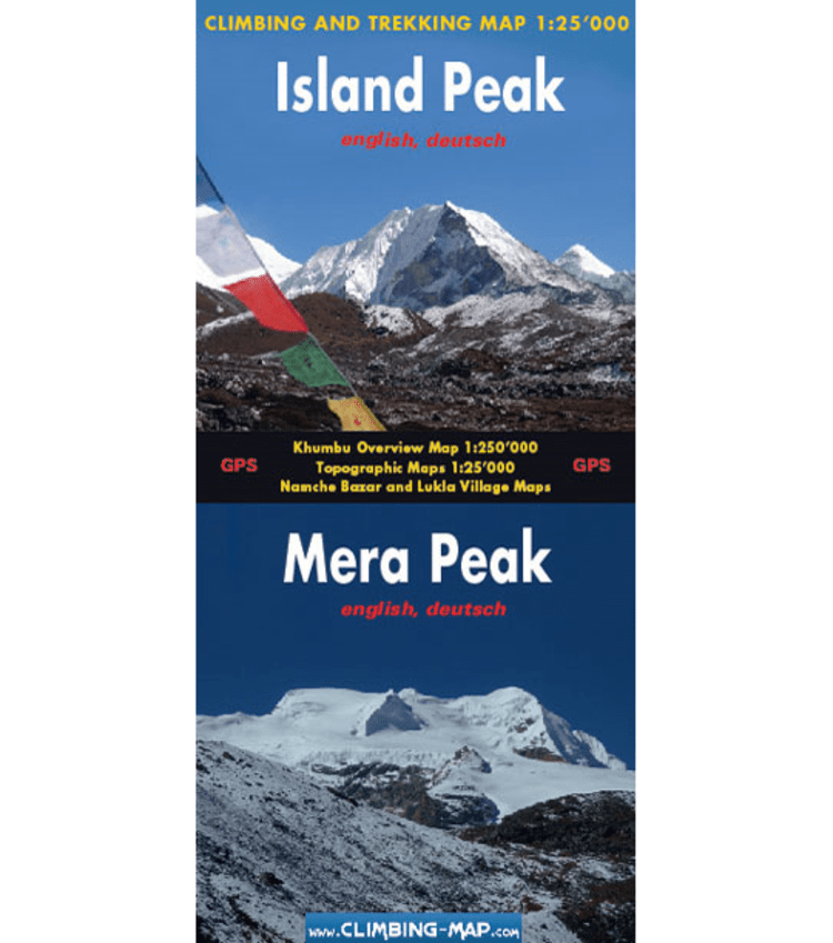 Bergsteigerkarte Island Peak – Mera Peak.