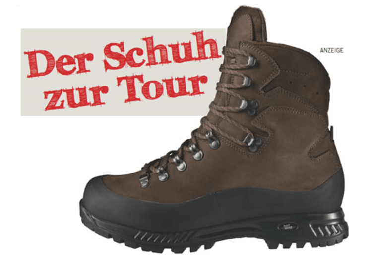 Der Schuh zu Tour: Hanwag Ancash GTX.