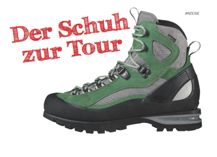 Der Schuh zu Tour: Hanwag Ferrata Combi GTX.