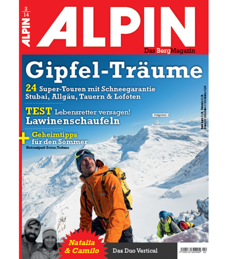 Den kompletten Lawinenschaufel-Test finden Sie in der Februar-Ausgabe von ALPIN.