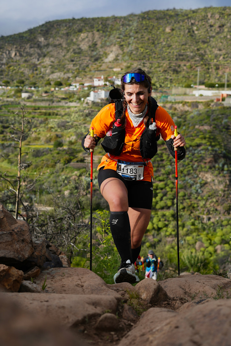 <p>Da lacht das Läuferherz: Die lezten 45Kilometer des Transgrancanaria auf schönsten Trails im Sonnenschein. </p>